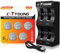 Lot de 5 piles bouton rechargeables au lithium 2450 - 3,7 V - Avec chargeur de batterie Smart Coin - Remplace 3 V Cr2450