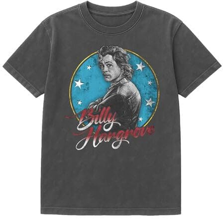 Stranger Things Billy Hargrove Band Männer T-Shirt Multicolor