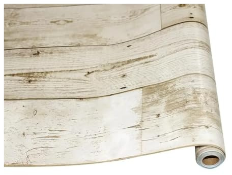 GSXLZ Papier Peint Papier peint autocollant 3D effet bois vintage for murs, chambre d'hôtel, salon(Color 04,3.0mx45cm)