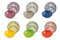 Villa d'Este Home Tivoli - Marocco - Service de Table en Porcelaine/grès - Multicolore - 18 pièces