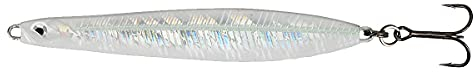 Savage Gear - Esca Seeker ISP cucchiaino a forma di trota di mare, per pesca costiera di trote, lucci, merluzzi, ecc., 55347, White Pearl, 8.7cm / 16g