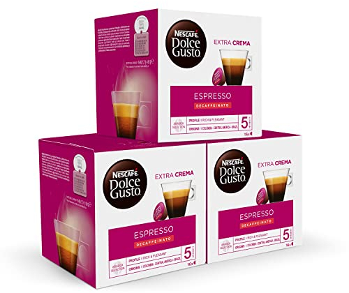 Nescafé Dolce Gusto Espresso Decaffeinato - 48 capsules (Lot de 3X16)