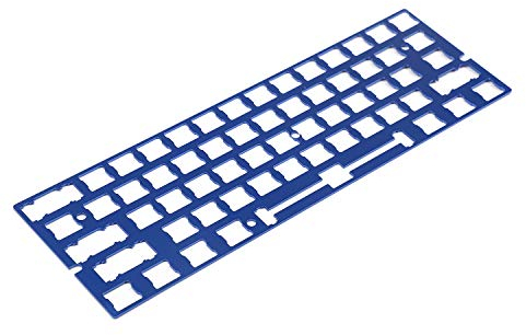 NPKC ANSI Anodized Aluminum Positioning Board Plate Support for GH60 60% Keyboard DIY Support Costar Stabilizers Cherry PCB Stabilizers (Dark Blue)