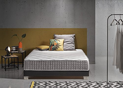 Simpur, Colchón Ortopédico con Grafeno, Altura +- 19 cm135x190 cm, Sistema Autoenfriamiento