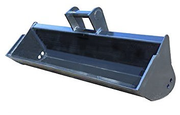 Baggerschaufel starr 120cm MS03 Aufnahme Radlader Minibagger Schaufel Schwarz