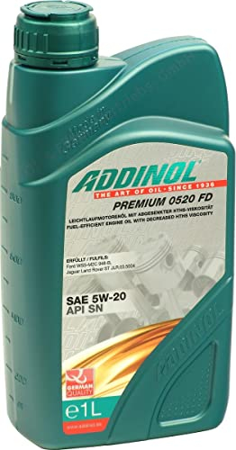 Addinol Motoröl Motorenöl Motor Motoren motor oil engine oil Benzin 5W-20 Premium 0520 FD 1L 72097307