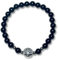 Majas Perlen Turmalin Armband mit Schwarzen Perlen 6mm Lebensbaum Edelstahl Silber oder Gold - Handmade Perlenarmband Schwarz Schutz Kraft Stärke - Spiritueller Schmuck Damen Herren Kinder