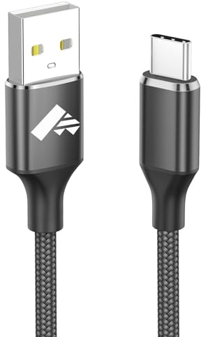 XUDUO USB C Cable Type C Cable 2M Fast USB-C Charger Charging Cable Nylon Braided Charger Lead for Samsung S20 Plus S10 S9 S8 A40 A50 A70 A20e A51 A71 A90 Note 8 9 10,Huawei P30 P20,Xperia XZ,MacBook
