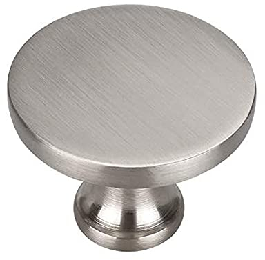 goldenwarm 5 Stück Möbelknöpfe Edelstahl Griffe Möbel Silber Schrankknöpfe Silber LS9189SNB Schubladenknöpfe Vintage Küchenschrank Griffe für Küchenschränke Türgriffe Küche