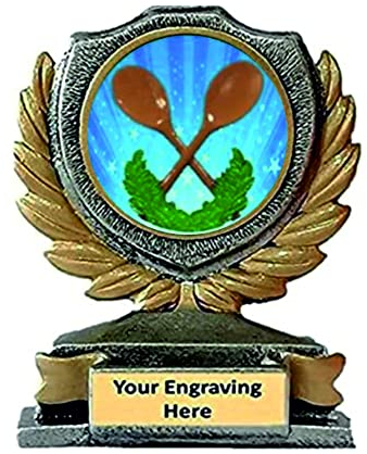Wooden Spoon Loser Last Place Antique silver gold Resin Trophy award 120mm Free Engraving-FG150.13