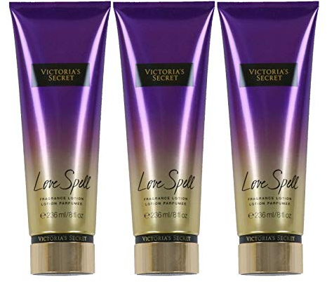 Victoria's Secret Love Spell - Lozione profumata (confezione da 3)