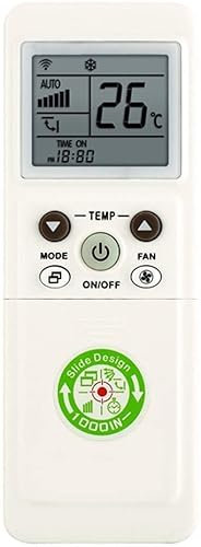 Telecomando Universale per Climatizzatore Condizionatore 1000 in 1 universale LCD A/C con slitta copritasti
