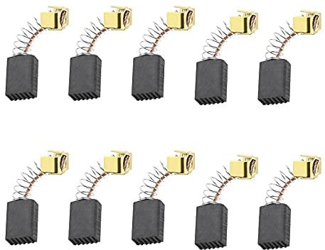 5 Pairs Carbon Brushes Compatible with Makita HP1631 HP1631K GV5000 191998-3 CB85 CB57 CB64 5x8x11mm Power Tools Replacement Spare Part