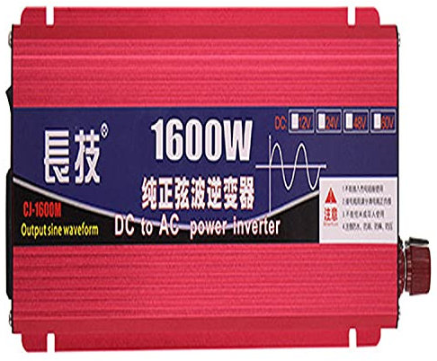 KFZ Reiner Sinus Spannungswandler 1600W 2200W 3000W 4000W 5000W 6000W 8000W Auto Wechselrichter 12V 24V 48V 60V 72V auf 220V 230V Umwandler Inverter Pure Sine Wave Transformator Auto (1600W,48V)