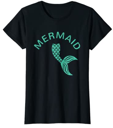 Meerjungfrau Flosse Meerjungfrauenflosse grün Meerjungfrauen T-Shirt