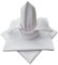 Lemos Home Hochwertige Stoffserviette Tischtuch 4 Stück aus 100% Baumwolle Kollektion Konzept, Farbe & Größe wählbar (Stoffserviette 4er Set - 45x45cm, Weiß)