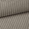 Heko Panels Murano Polsterstoff Cord-Optik Meterware Stoff zum Nähen Möbelstoff Abriebfestigkeit 35000 Zyklen 100 x 142 cm Cappuccino