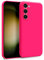MyGadget Coque pour Samsung Galaxy S23 - Case TPU Souple & Soft avec Doublure Microfibre - Cover Protection Extra Fine & Légère Rose Foncé