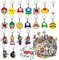 70Pcs Party Mitgebsel,20Pcs Schlüsselanhänger,50Pcs Sticker, Anhänger, Sticker Set, Mitgebsel