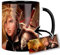 Final Fantasy Cloud Strife Tasse Innen & Henkel Schwarz Keramikbecher Mug