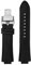 REFKIT For 1853 for Tissot Herrenuhr for Super Player for PRX-Serie for T137.410 Nylon-Lederarmband 26–12 mm konvexer Mund-Uhrenarmband (Color : Black silver Folding, Size : 26.12mm)