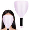 face cover with hair spray, professional tool for face visor, face cover for hair salon, hairdressing bangs deflector panel patch, clear glasses, p