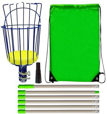 Kixolazr Obstpflückerstange, Obstpflückerstange mit ausziehbarem Korb | Obstpflücker Apfel- und Orangenpflücker mit Teleskopstiel,Verstellbarer Baumpflücker, Obstpflücker aus Edelstahl für die Ernte