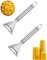 IPNSDON 2 pz Pela mais in acciaio inox Pela mais, raschia mais, frusta per mais, pela pannocchie, pela mais, pela mais, pela mais con manico per la cucina