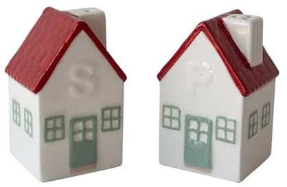 Sass & Belle House Salt & Pepper Shakers - Cute Ceramic Dining Table Accessories, Kitchen Accessories & House Gifts – Fun Sass and Belle Collectable Novelty