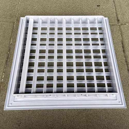 Griglia di Ventilazione Copertura Di Protezione Per Sfiato Con Lama Regolabile, Filtro Per Griglia Di Scarico In Alluminio Per Soffitta/cucina, Griglie Di Ventilazione Per Condotti De'aria(25 x 25 cm