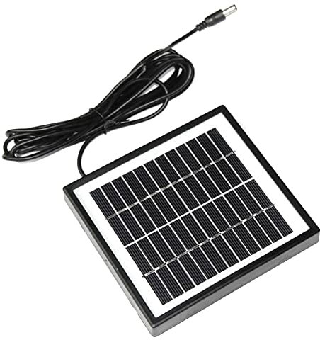 Steowsey 12V 2W Panneau Solaire Panneau de LumièRe Solaire de Jardin DIY PièCes DC Port Panneau Solaire Module de Batterie pour Chargeur de Batterie