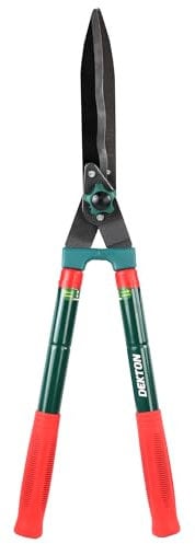 Dekton Telescopic Hedge Shears – Adjustable Length Garden Trimming Tool with Sharp Blades | Ergonomic Design for Easy Use | Ideal for Shaping Hedges and Bushes | Lightweight and Durable