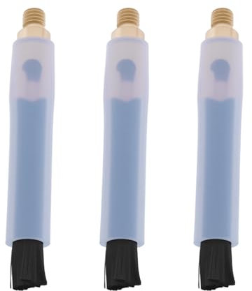 Be In Your Mind 3x Cepillos de Soldadura con Cabezal de Cobre M8 para Limpieza de Juntas de Soldadura Y Pulidora. Limpiador de Costuras de Soldadura.