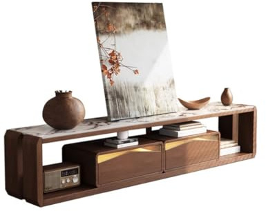 AERTSDFGT Porta TV moderno Mobile TV In Legno Massello For La Casa, Piccolo Mobile TV For Il Soggiorno Armadi di Stoccaggio
