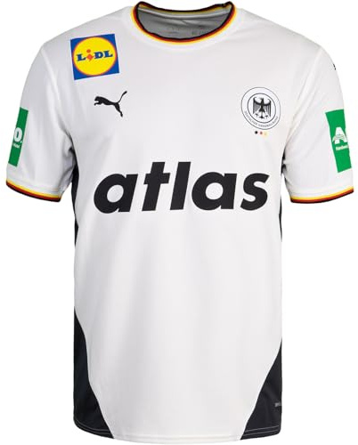 PUMA DHB Deutschland Handball Trikot Jersey (DE/NL/SE/PL, Alphanumerisch, XXL, Regular, Regular, Home White)