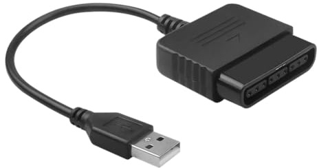 RZoZZZadN Adaptateur USB Compatible avec PS2 PS3 PC convertisseur vidéo pour contrôleur de Jeu Joypad Gamepad
