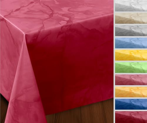 BEAUTEX Wachstuchtischdecke Marmor eckig 140x120 abwaschbar fleckabweisend | wasserundurchlässig, pflegeleicht, strapazierfähig, zuschneidbar, edle Optik, ideal für Esszimmer, Garten und Balkon