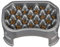 Neater Pet Brands – Neater Raised Slow Feeder Dog Bowl – Elevated and Adjustable Food Height - (6 Cup, Gunmetal)