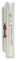 Baptismal Candle Ivory with Cross & Dove