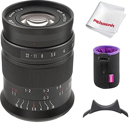 7artisans 60mm F2.8 II Makro-Objektiv, Kompatibel mit Fuji X-Mount-Kameras Kameras X-A1 X-A10 X-A2 X-A3 A-at X-M1 XM2 X-T1 X-T3 X-T10 X-T2 X-T20 X-T30 X-Pro1 X-Pro2 X-E1 X-E2 E-E2s X-E3