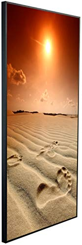 Ecowelle Infrarotheizung mit Bild | 1200 Watt | 60x120 cm | Infrarot Heizung| | Made in Germany| d 2 Sonnenuntergang am Strand