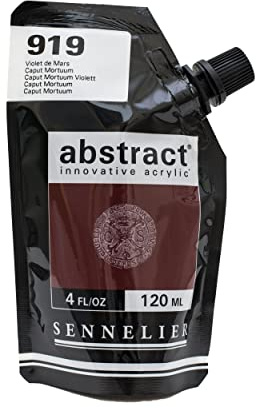 Sennelier Abstract Acrylic 120ml Pouch, Caput Mortum, (10-121121-919)