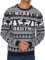 NOROZE Mens Christmas Jumpers | Knitted Santa Reindeer Snowman Merry Christmas Tree Fairisle Jumpers | Crew Neck with Long Sleeves Jumpers | Pullover Top Winter Sweater Unisex Xmas Jumper for Men