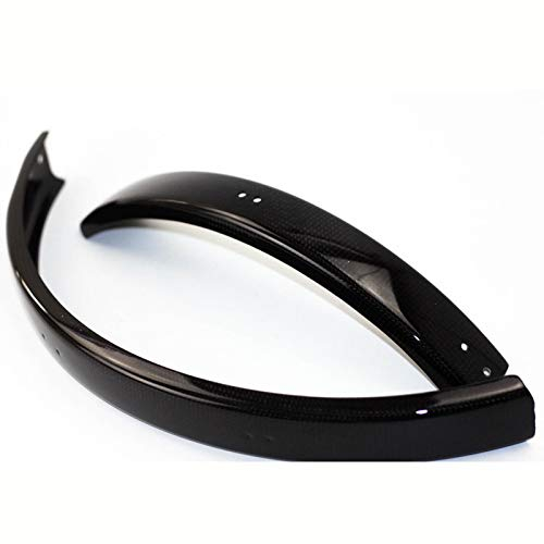 Schutzbleche Mountainbike 90g Carbon-Fahrrad-Kotflügel für Klappfahrrad Machtguard-Mud-Guards 1 Set Vorderer Rückseite L R-Typ Mattes glänzendes Licht Fahrrad Schutzblech ( Color : R Type Glossy )