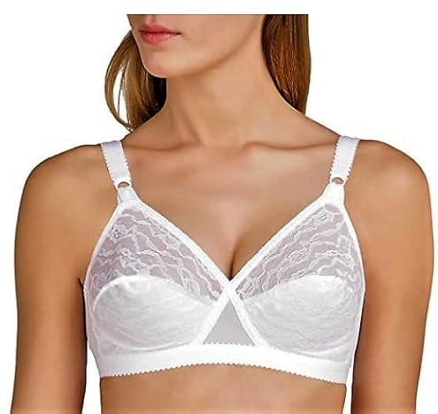 Reggiseno classico criss cross support senza ferretto Art. 165 Coppa B C D Vari colori - Playtex (8D, Bianco)