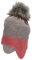 Sterntaler Baby Mädchen Mütze Baby Inka Mütze zweifarbig - Mütze Baby - Strick aus Wollmischung, gefüttert mit Baumwollfleece - rosa, 55