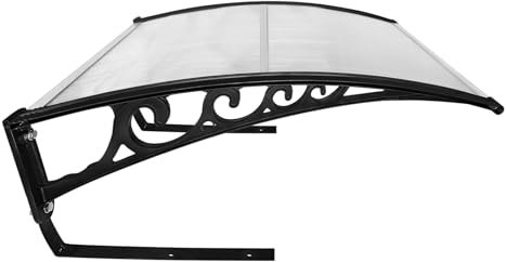 YARDIN Dach Carport für Mähroboter Rasenroboter Automower Garage Pultvordach Polycarbonat Regenschutz Sonnenschutz 103cm x 77 cm x 45.5 cm