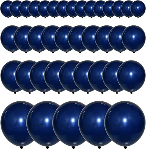 Luftballons Dunkelblau Navy Blau SKYIOL 95 Stück Helium Ballons Girlande Marine Blau Biologisch Latex Luftballon Girlande Set für Geburtstag Hochzeit Baby Shower JGA Party Dekoration