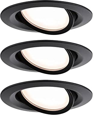 Paulmann 93082 Set Nova Plus LED-Einbauleuchte LED 6W Schwarz