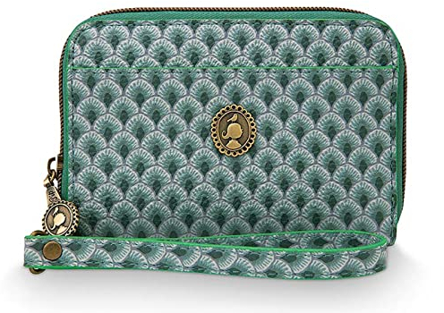 Pip Studio Brieftasche Suki | Green - 14,2 x 10 x 2,3